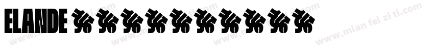 ELANDE free字体转换